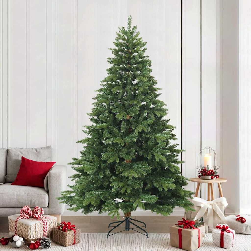 vidaXL Kunstmatige Inklapbare Kerstboom Groen 120 cm PVC, PE en staal