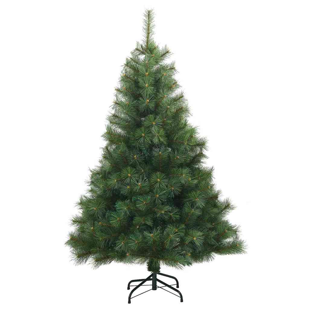 vidaXL Kunstmatige Inklapbare Kerstboom Groen 120 cm PVC, staal