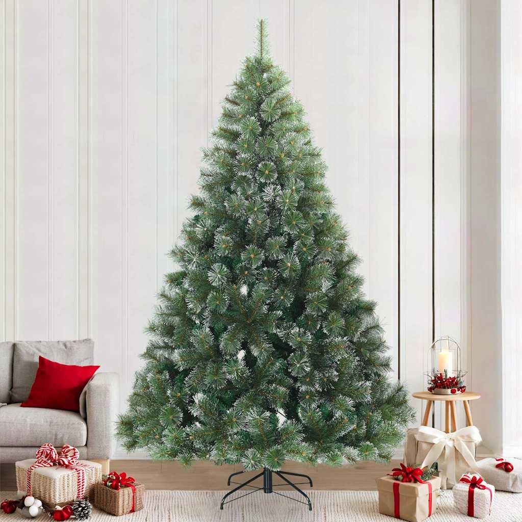 vidaXL Kunstmatige Inklapbare Kerstboom Groen 120 cm PVC, staal