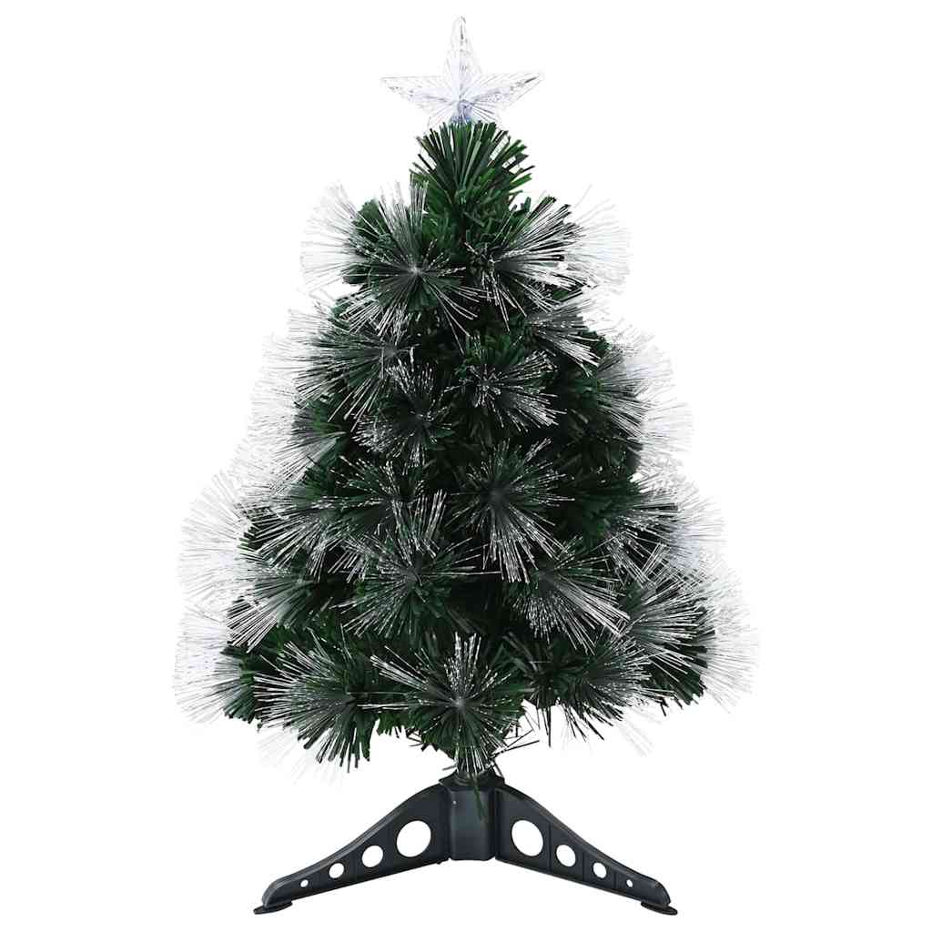 vidaXL Kunstkerstboom met decoratieve touwlichten Groen 64 cm PVC