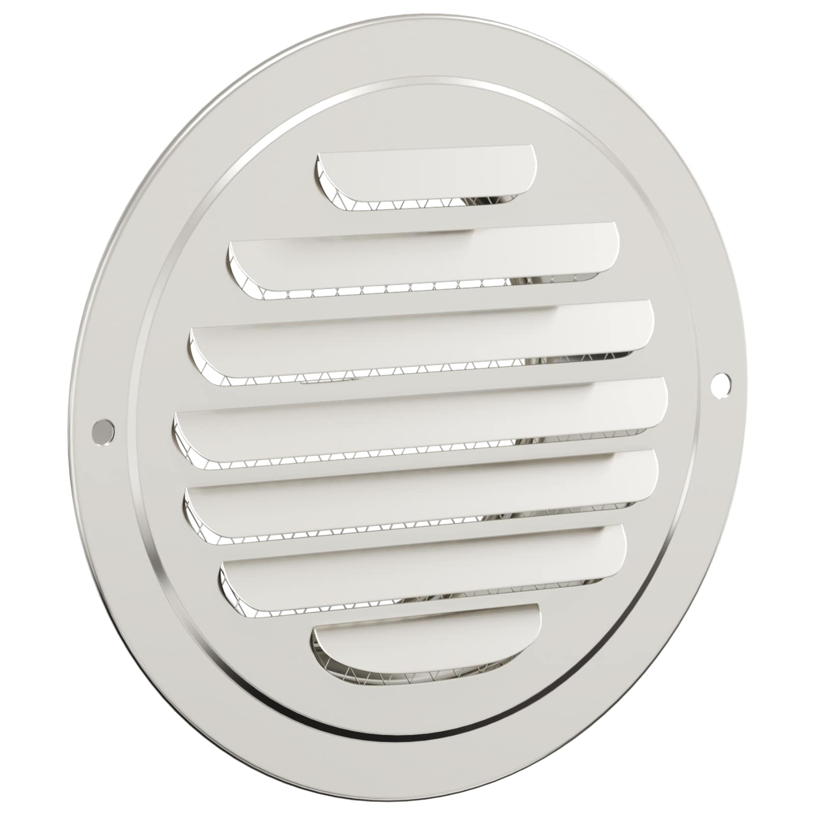 vidaXL Luchtventilatie roosters 4 pcs Zilver 80 mm Roestvrij staal