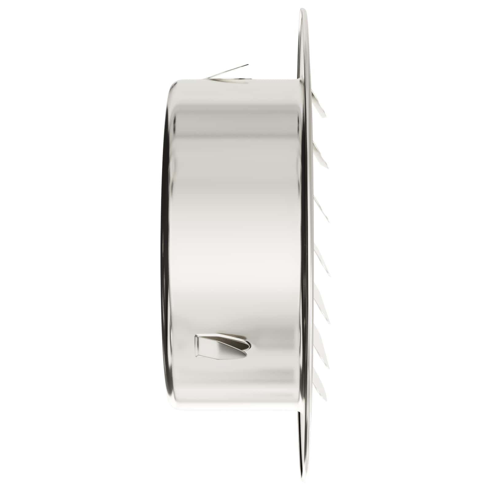 vidaXL Luchtventilatie roosters 4 pcs Zilver 80 mm Roestvrij staal
