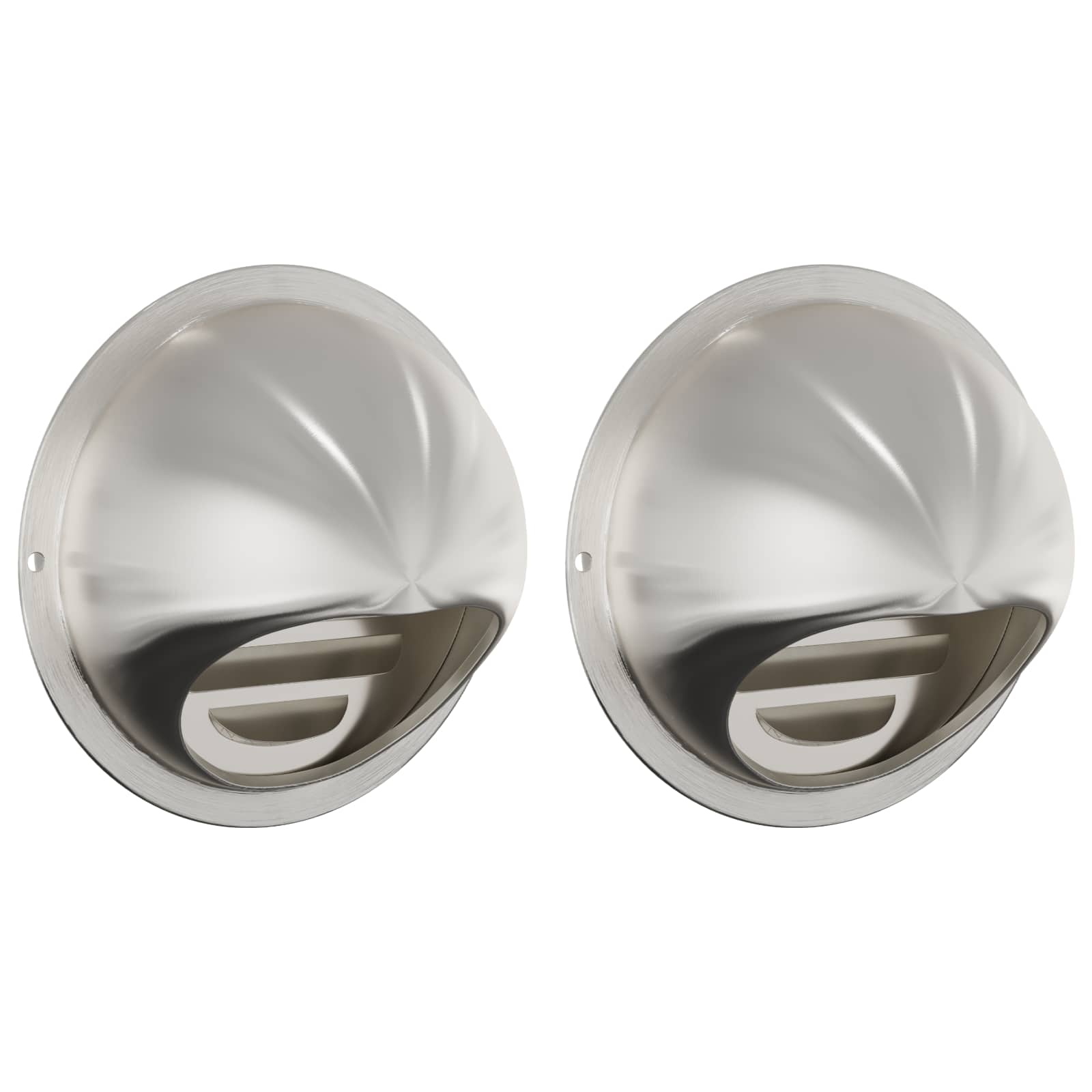 vidaXL Luchtventilatie roosters 8 pcs Zilver 200 mm Roestvrij staal