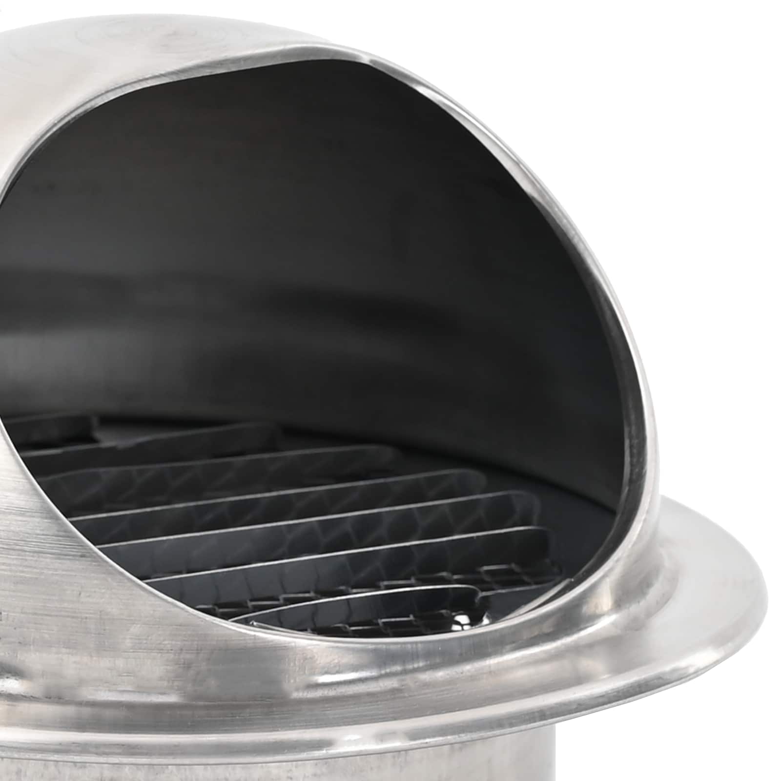 vidaXL Luchtventilatie roosters 8 pcs Zilver 200 mm Roestvrij staal
