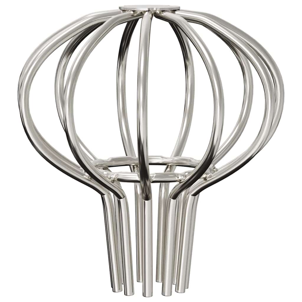vidaXL Bladvanger voor goot 2 pcs Zilver 50 mm Roestvrij staal