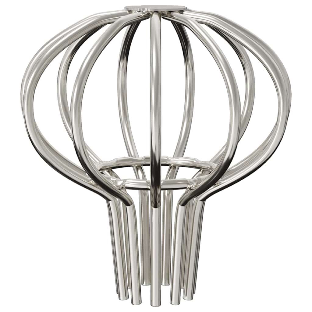 vidaXL Bladvanger voor goot 2 pcs Zilver 50 mm Roestvrij staal