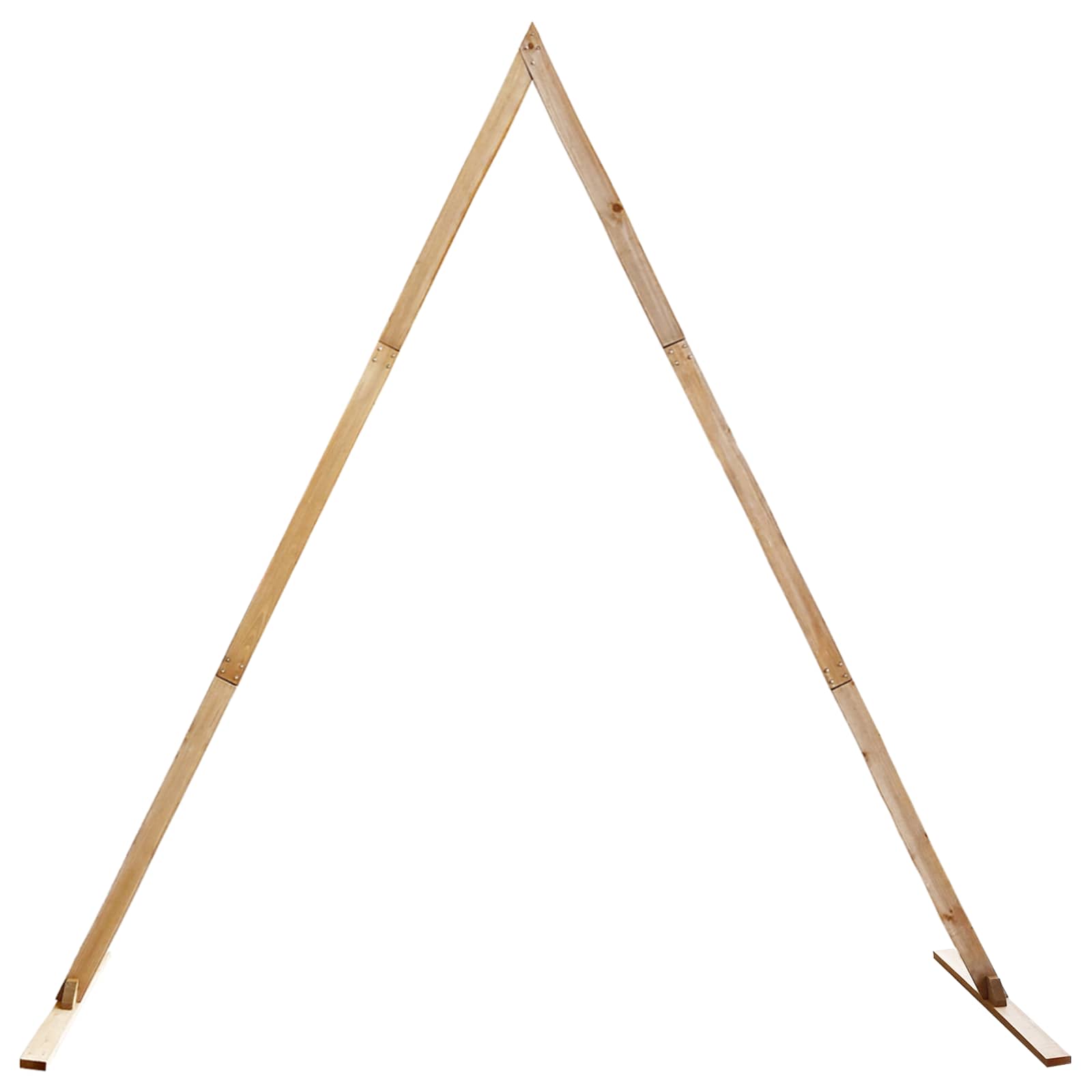 vidaXL Trouwrand Licht Bruin 225 x 95 x 226 cm Massief Vurenhout