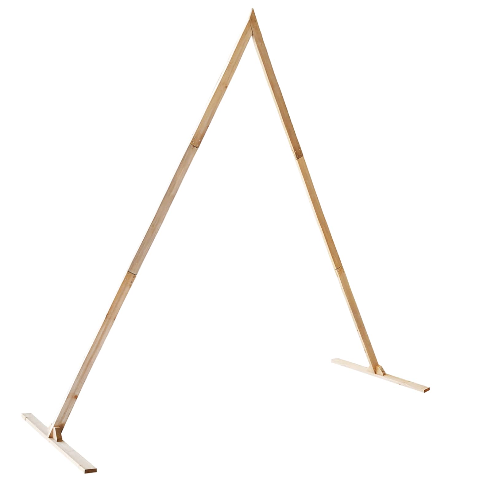 vidaXL Trouwrand Licht Bruin 225 x 95 x 226 cm Massief Vurenhout