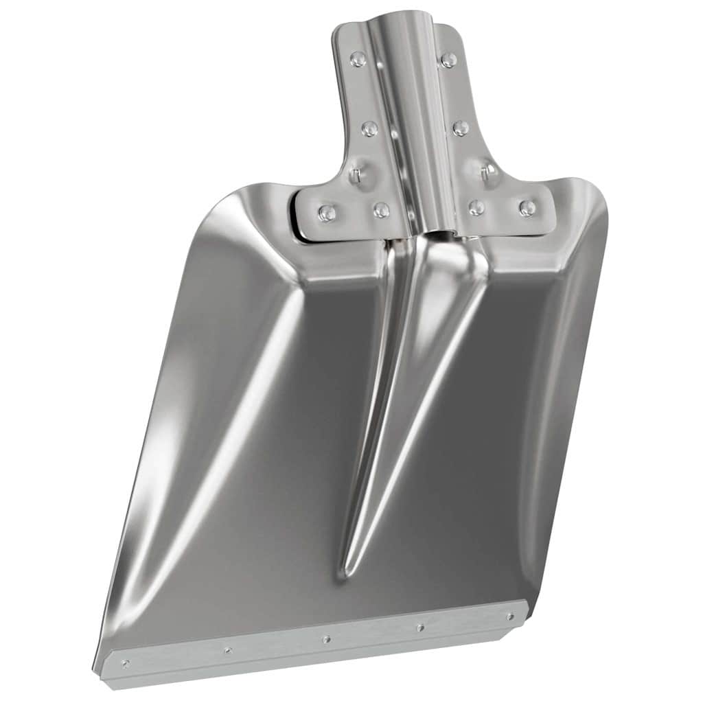 vidaXL Schep Hoofd Zilver 41,5 x 32,5 cm Aluminium
