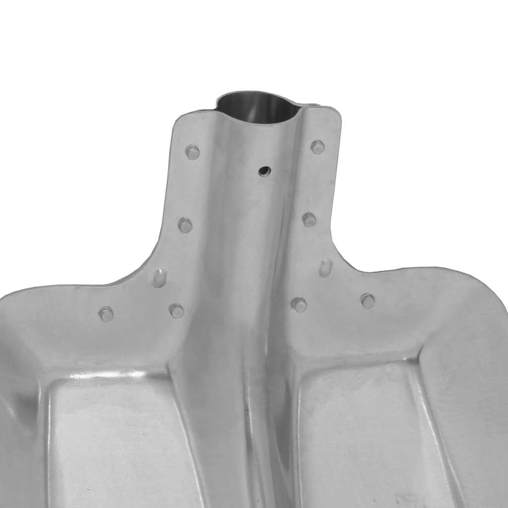 vidaXL Schep Hoofd Zilver 41,5 x 32,5 cm Aluminium