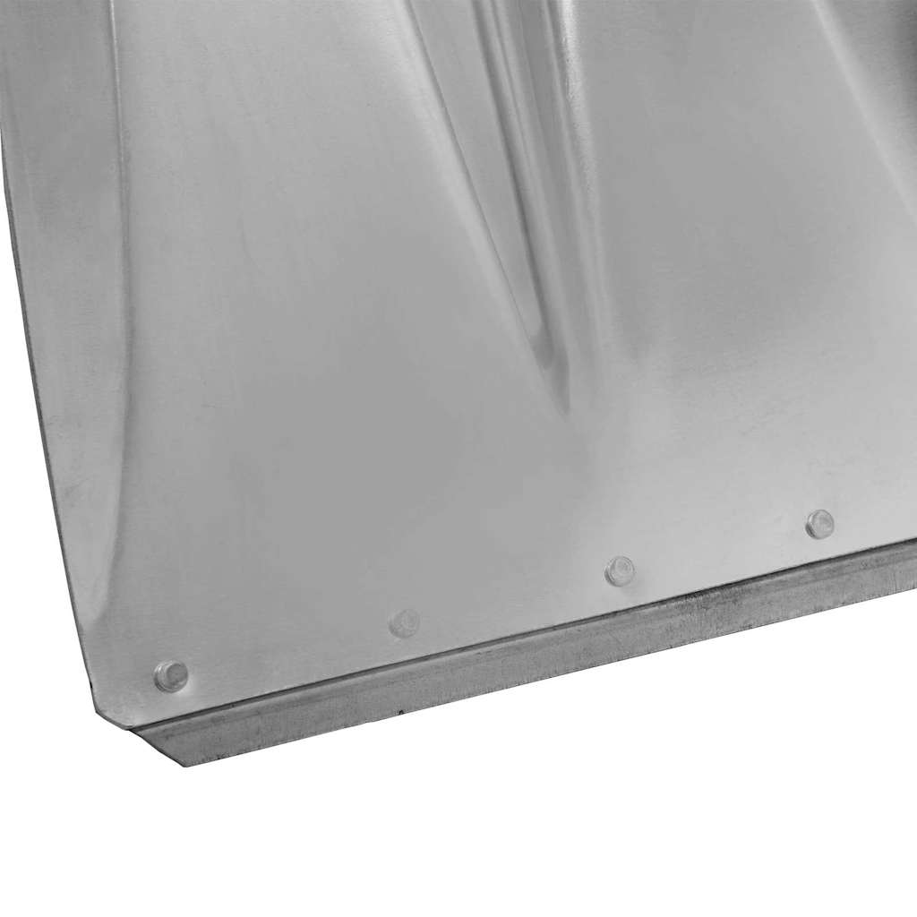vidaXL Schep Hoofd Zilver 41,5 x 32,5 cm Aluminium