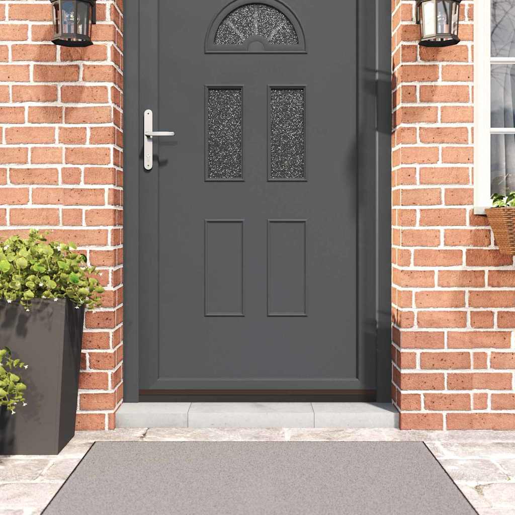 vidaXL Zelfklevende Deurborstels 2 pcs Bruin 100 cm Aluminium Legering