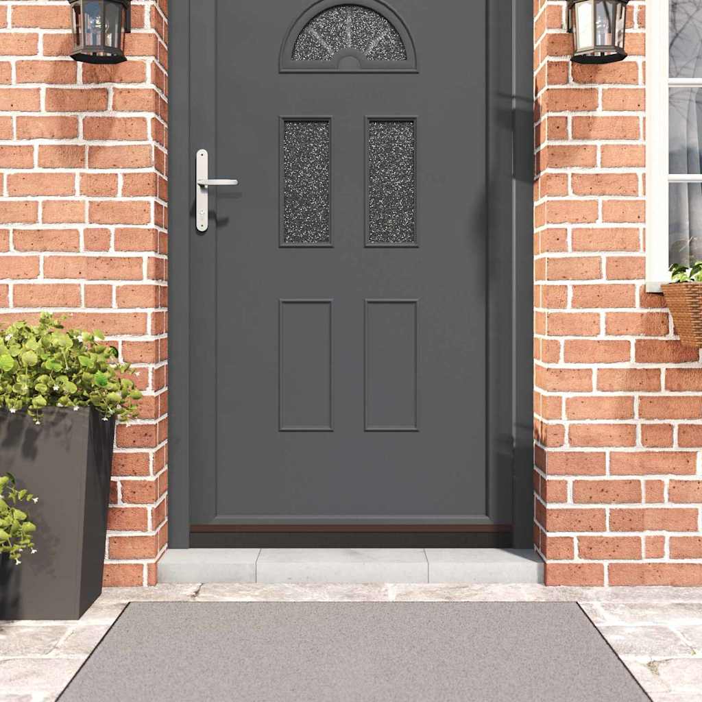 vidaXL Zelfklevende Deurborstels 2 pcs Bruin 100 cm Aluminium Legering