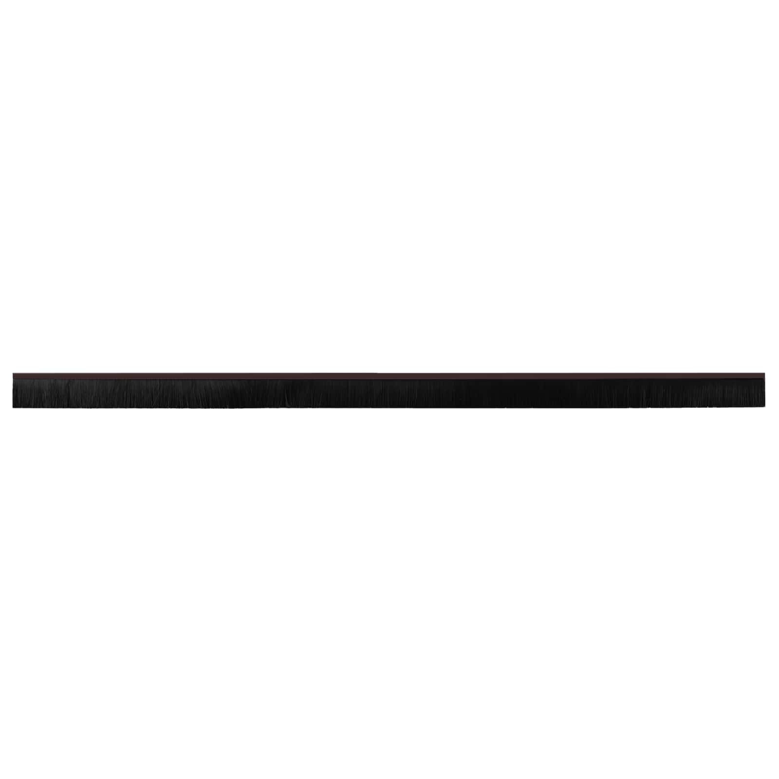 vidaXL Zelfklevende Deurborstels 2 pcs Bruin 100 cm Aluminium Legering