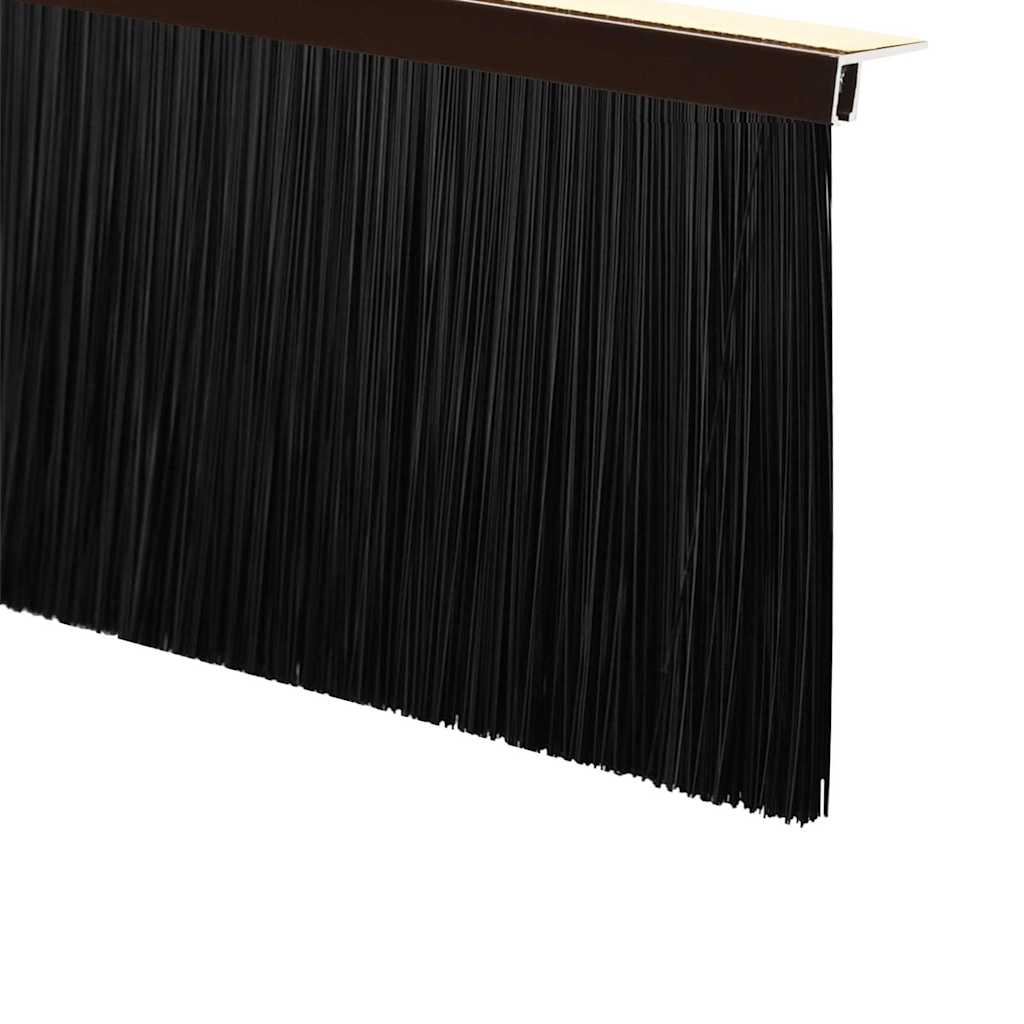 vidaXL Zelfklevende Deurborstels 2 pcs Bruin 100 cm Aluminium Legering