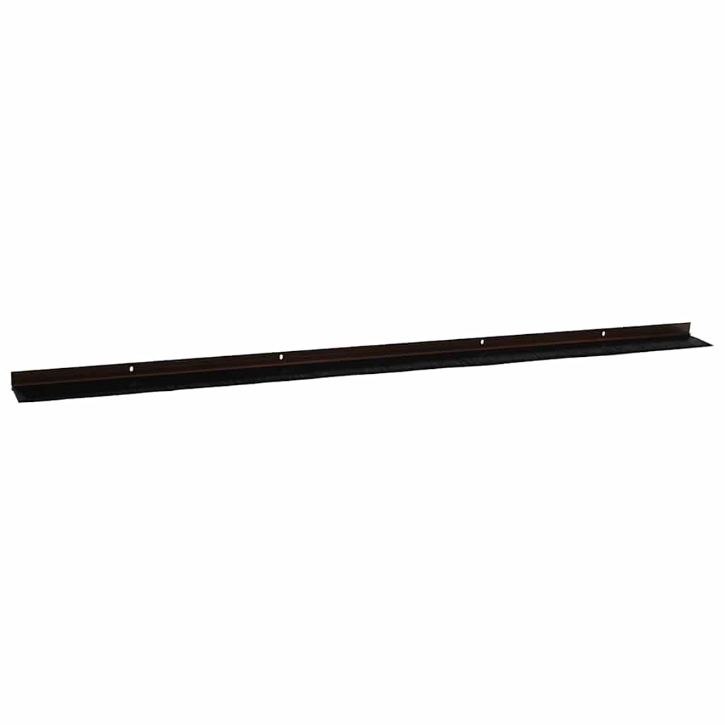 vidaXL Schroefbare Deurborstelafsluitingen 2 pcs Bruin 100 cm