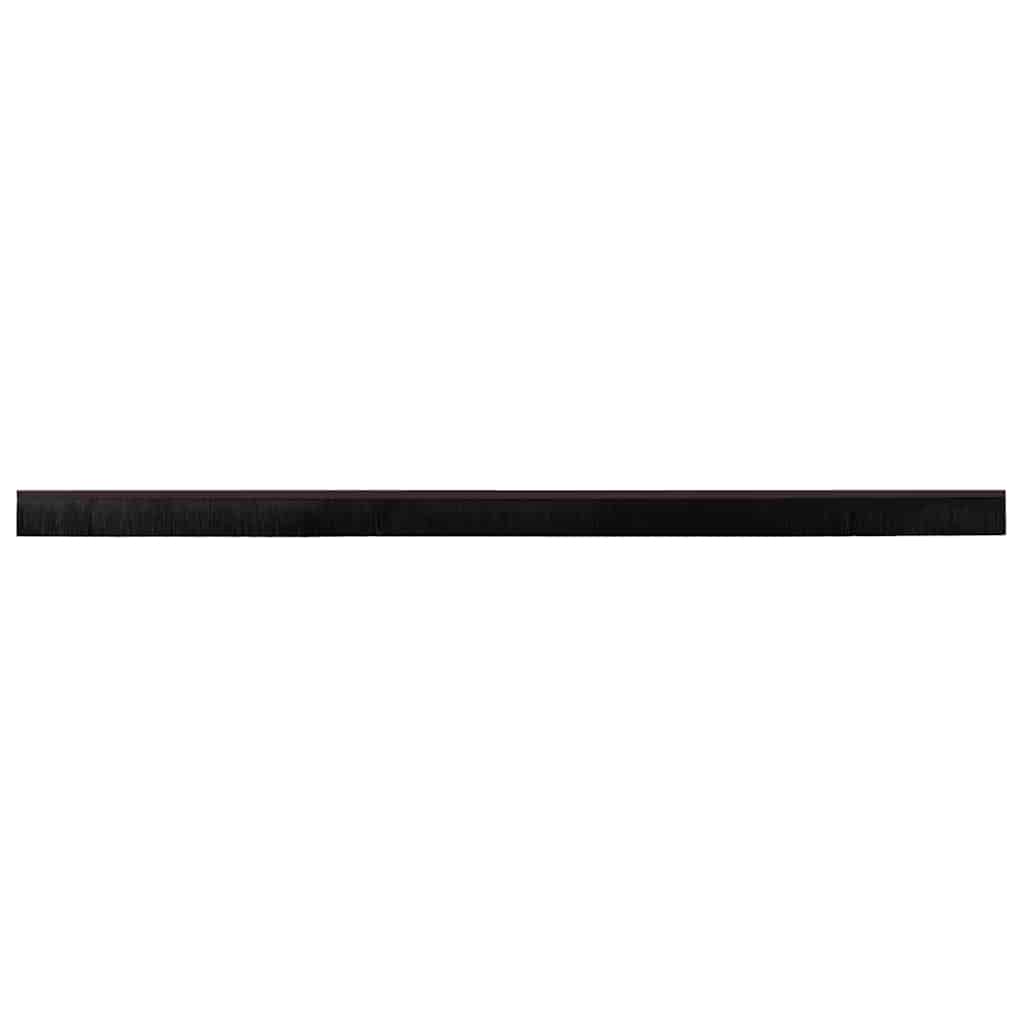 vidaXL Schroefbare Deurborstelafsluitingen 2 pcs Bruin 100 cm