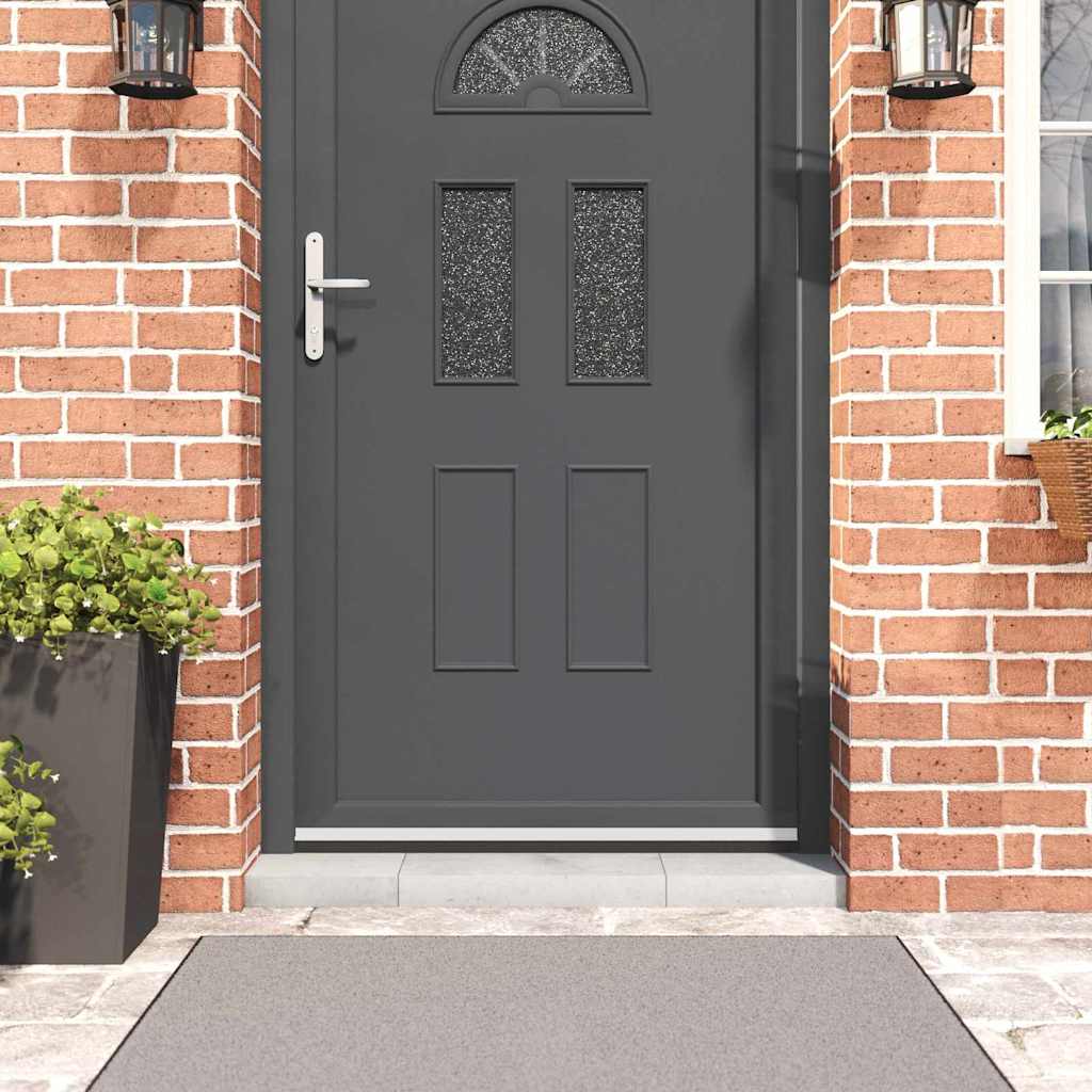 vidaXL Zelfklevende Deurborstels 2 pcs Bruin 100 cm Aluminium Legering