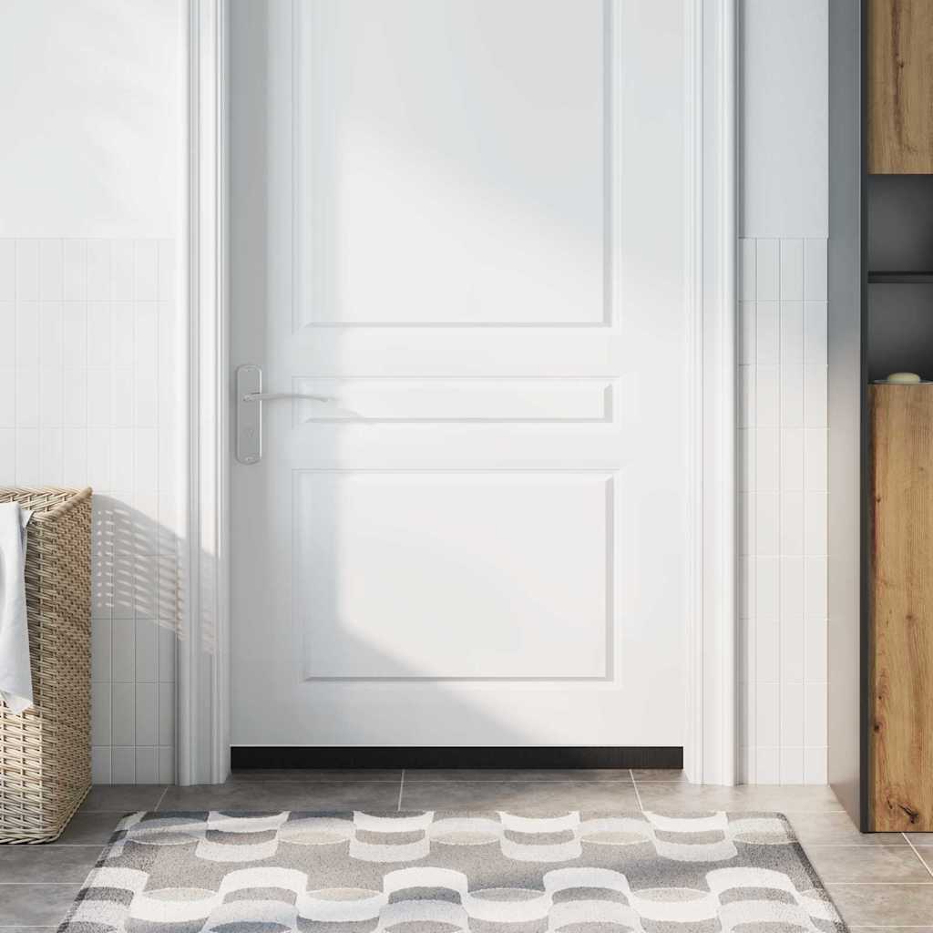 vidaXL Schroefbare Deurborstelafsluitingen 2 pcs Bruin 100 cm