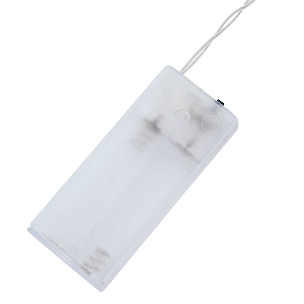 vidaXL Kerst Kaarsenboog met 10 LED Kaarsen Bruin 47 x 5 x 29 cm