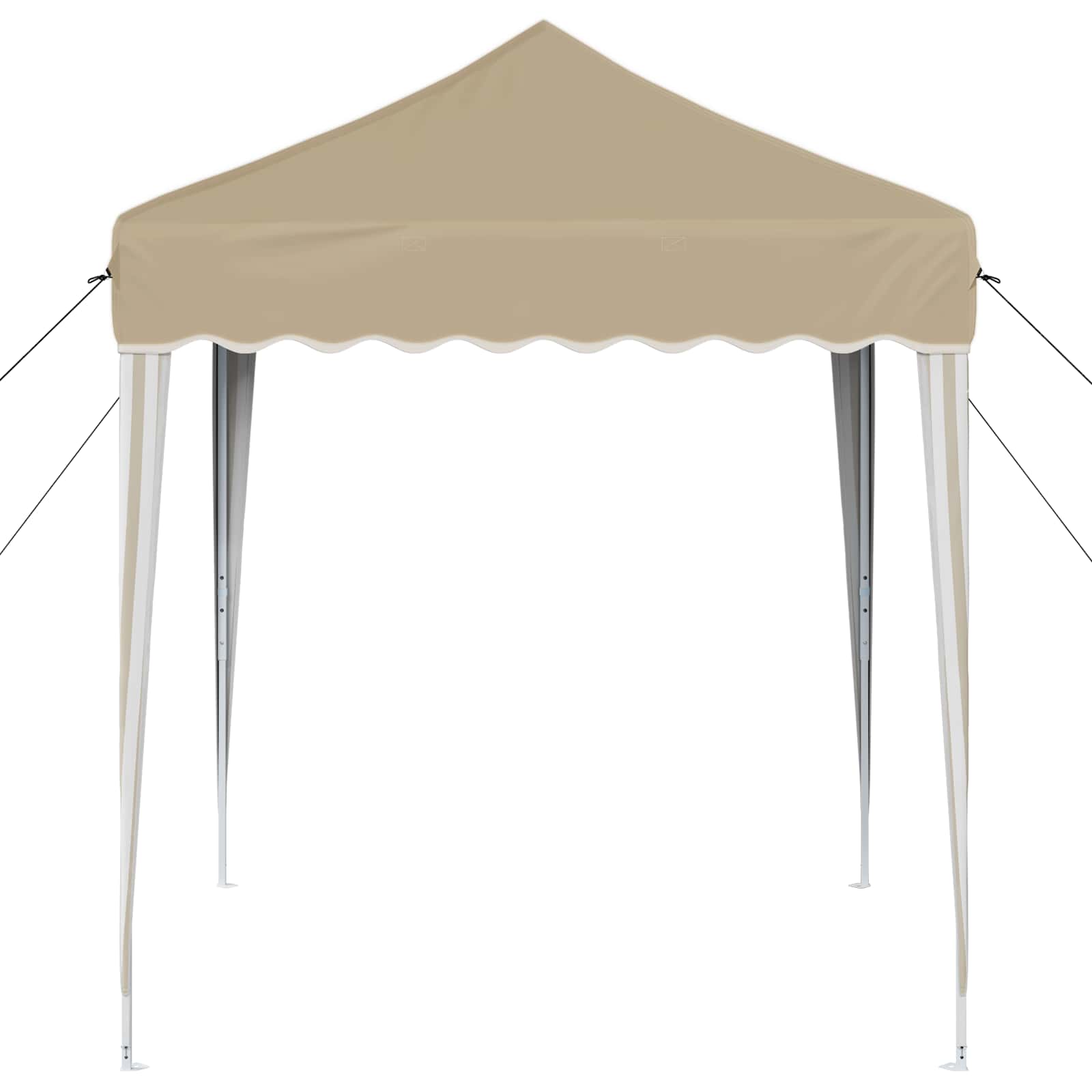 vidaXL Pop-up Feesttent Crème 195 x 195 x 245 cm Oxford Stof