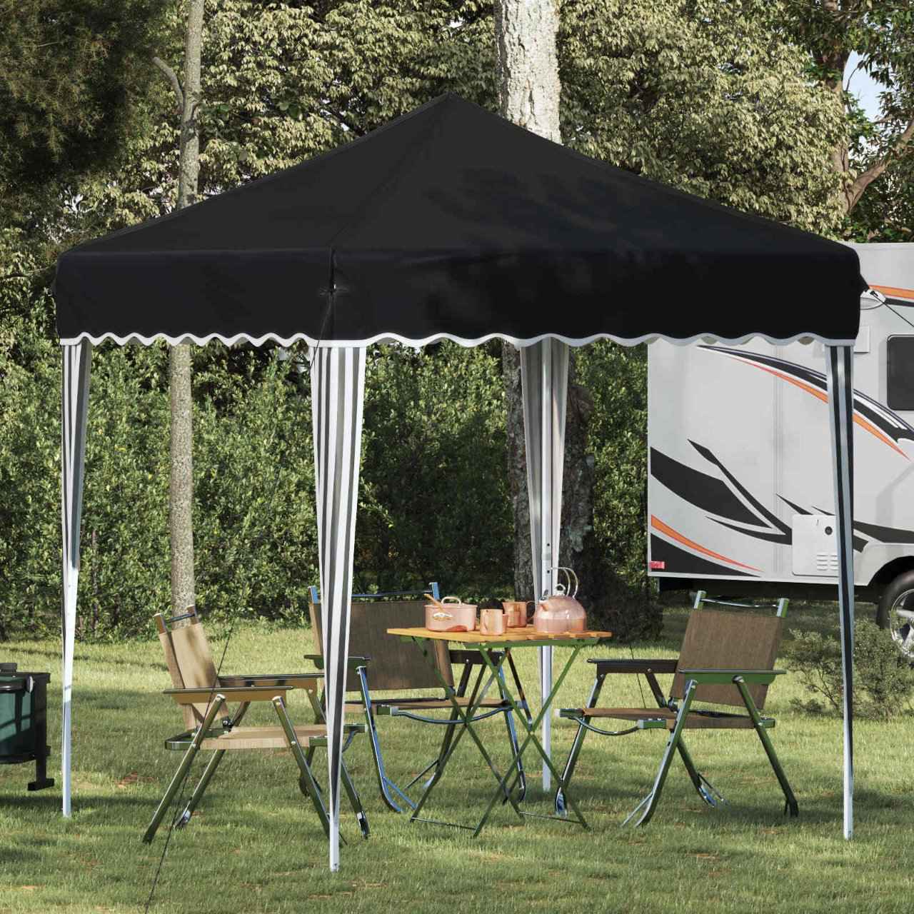 vidaXL Pop-up Feesttent Crème 195 x 195 x 245 cm Oxford Stof