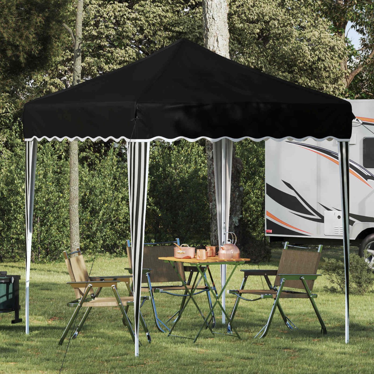 vidaXL Pop-up Feesttent Crème 195 x 195 x 245 cm Oxford Stof