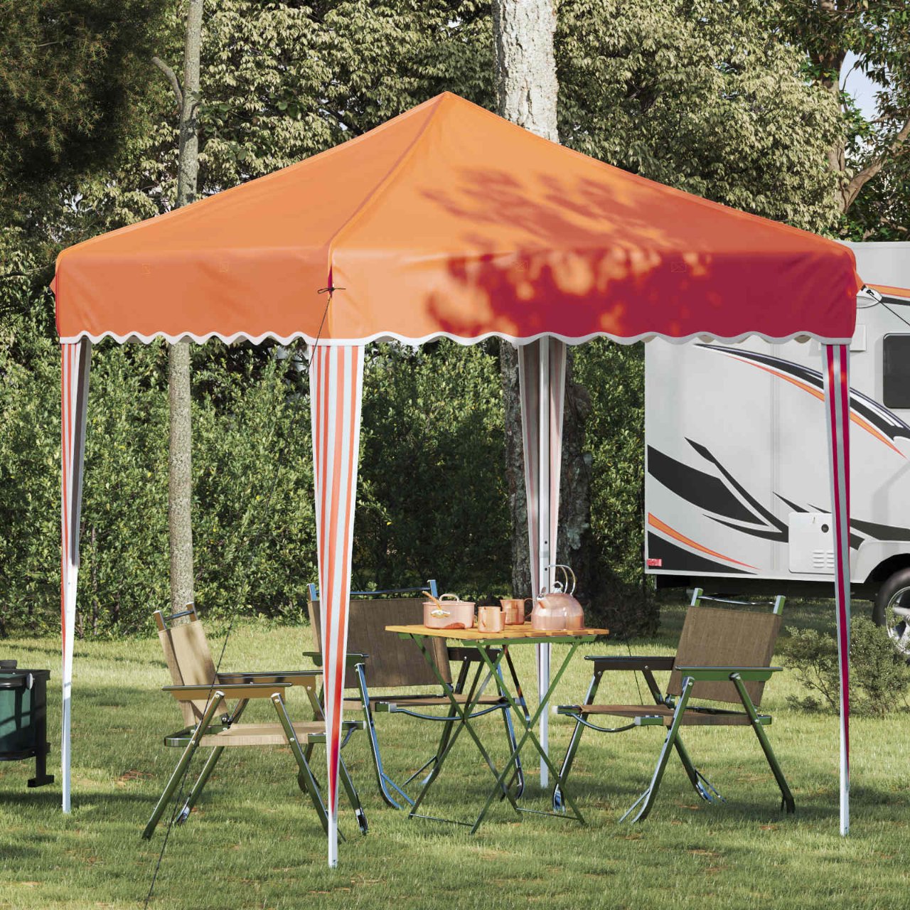 vidaXL Pop-up Feesttent Crème 195 x 195 x 245 cm Oxford Stof
