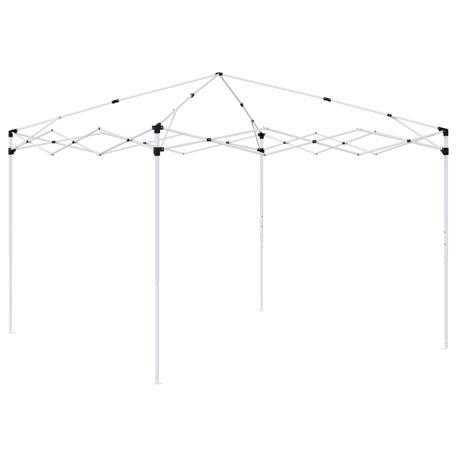 vidaXL Pop-up Feesttent Crème 288 x 288 x 245 cm Oxford Stof