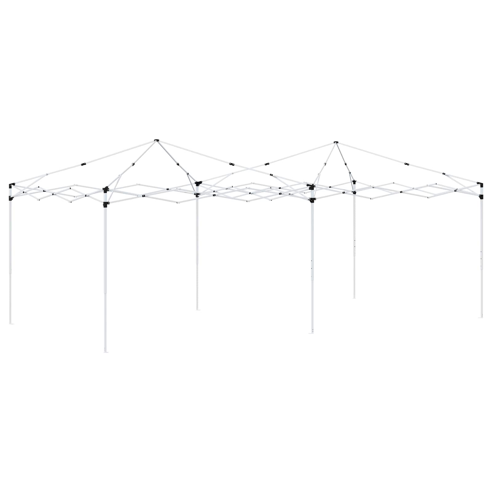 vidaXL Pop-up Feesttent 575 x 288 x 245 cm Crèmekleurig