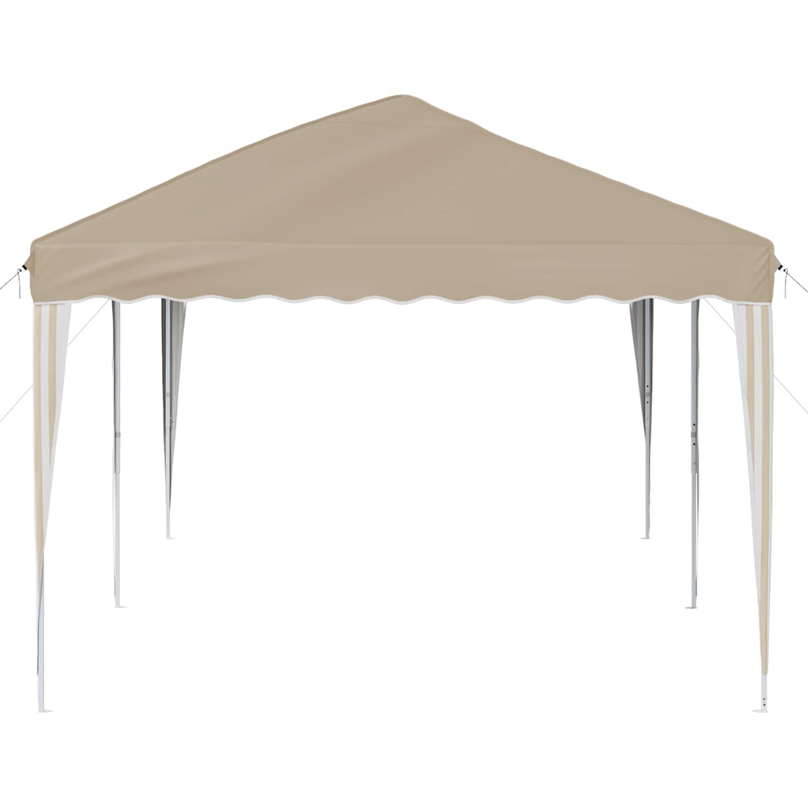 vidaXL Pop-up Feesttent 575 x 288 x 245 cm Crèmekleurig