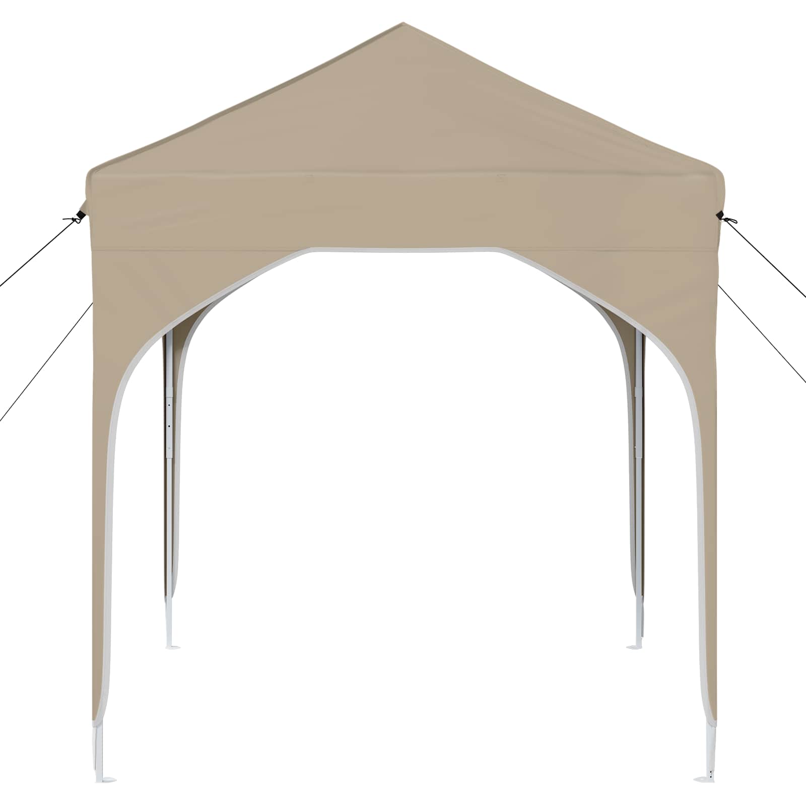 vidaXL Pop-up Feesttent 194 x 194 x 245 cm Crèmekleurig