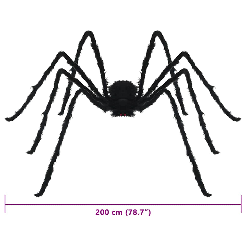 vidaXL Halloween home trainer Versiering 3 pcs Zwart 200 cm