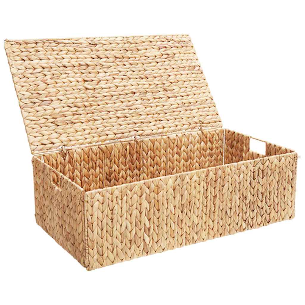 vidaXL Opbergbox Bruin 60 x 38 x 20 cm Waterhyacint