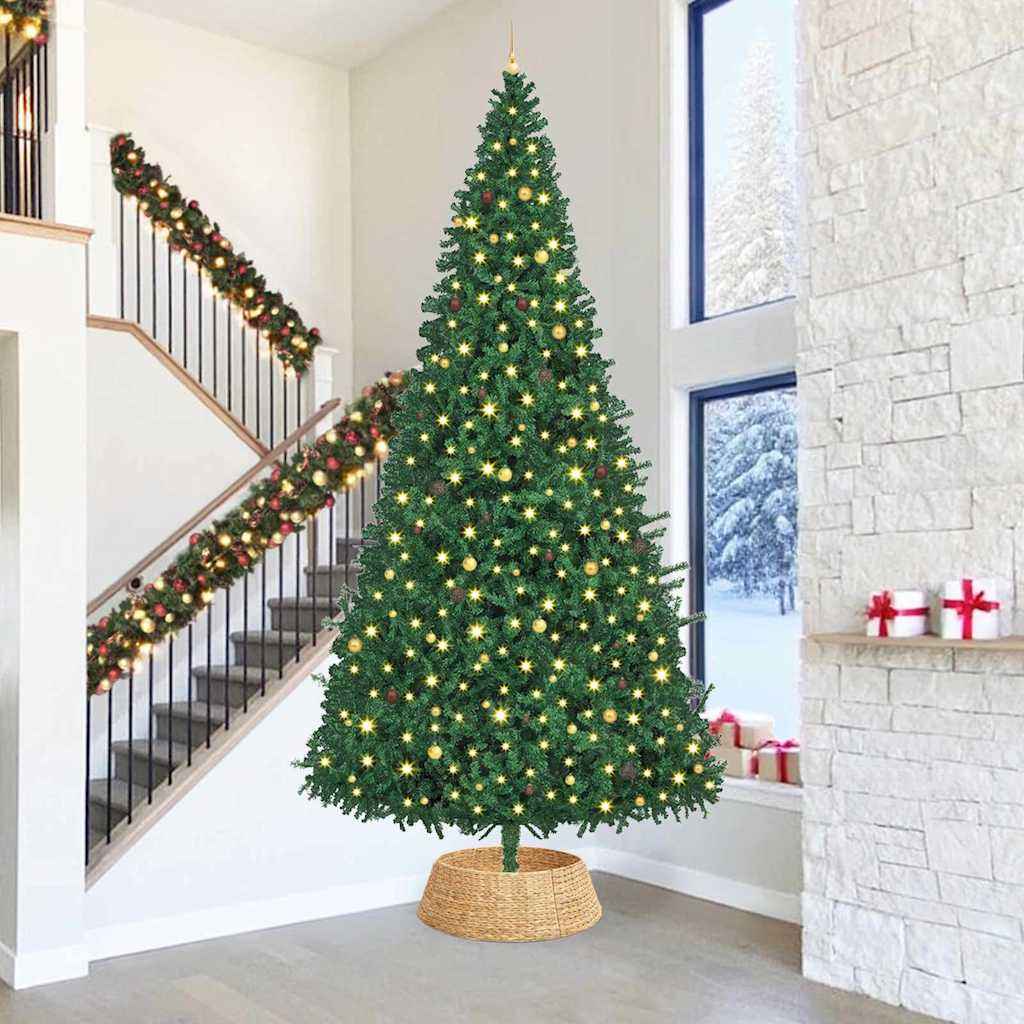 vidaXL Kerstboomkraag Bruin 60 x 60 x 22 cm Waterhyacint