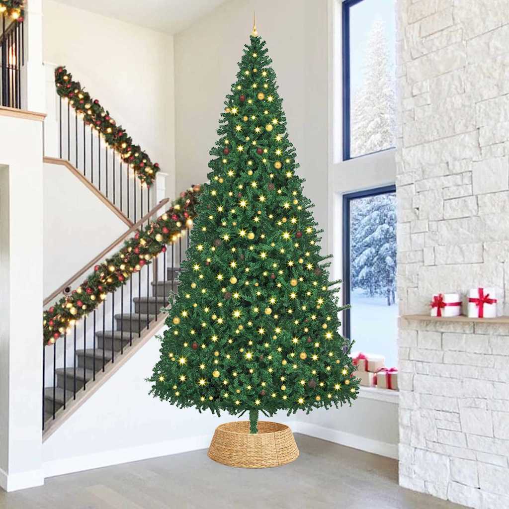 vidaXL Kerstboomkraag Bruin 60 x 60 x 22 cm Waterhyacint