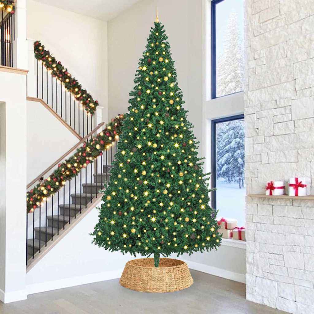 vidaXL Kerstboomkraag Bruin 60 x 60 x 22 cm Waterhyacint
