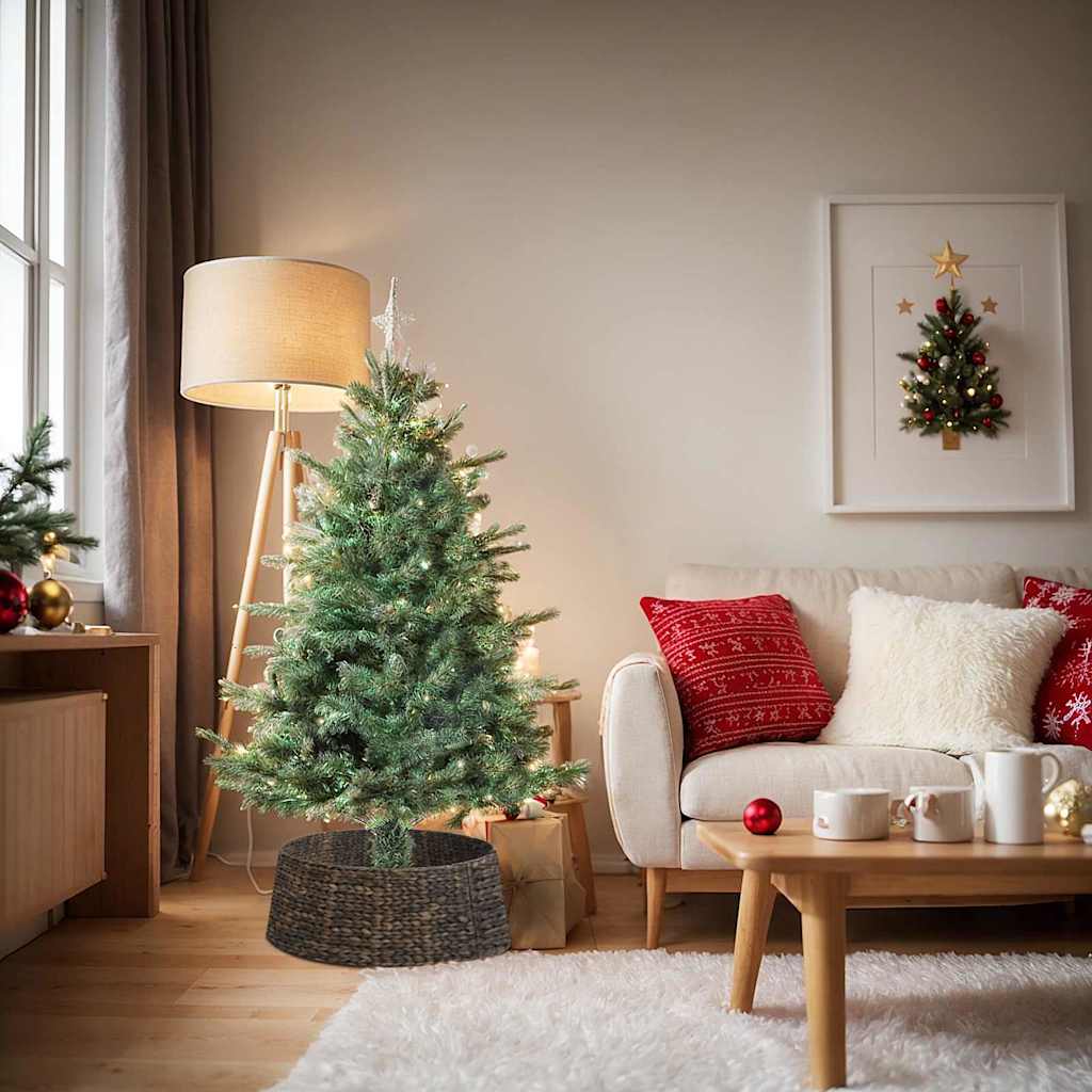 vidaXL Kerstboomkraag Bruin 60 x 60 x 22 cm Waterhyacint