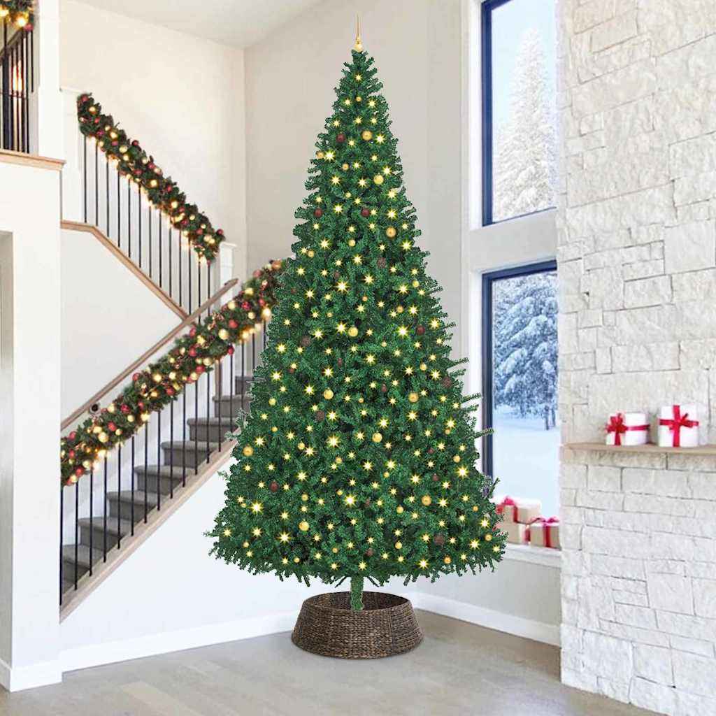vidaXL Kerstboomkraag Bruin 60 x 60 x 22 cm Waterhyacint