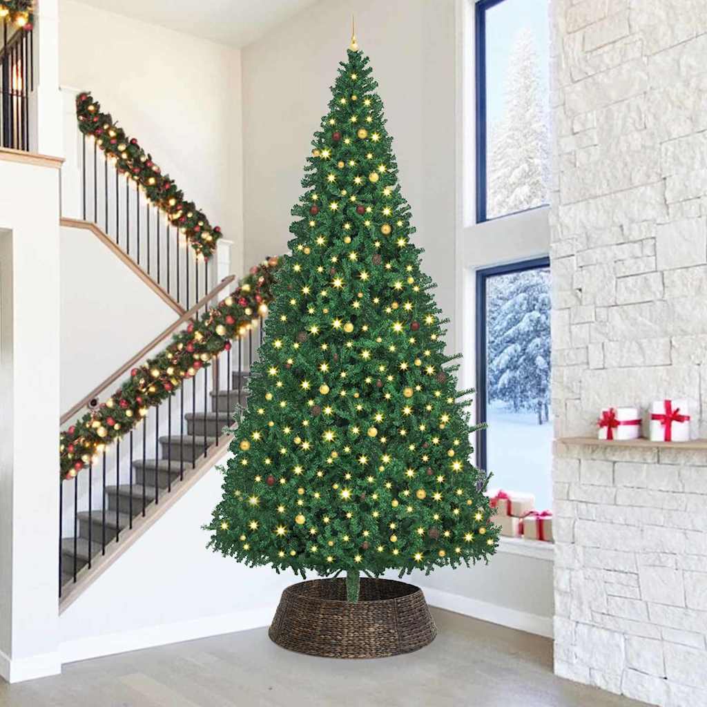 vidaXL Kerstboomkraag Bruin 60 x 60 x 22 cm Waterhyacint