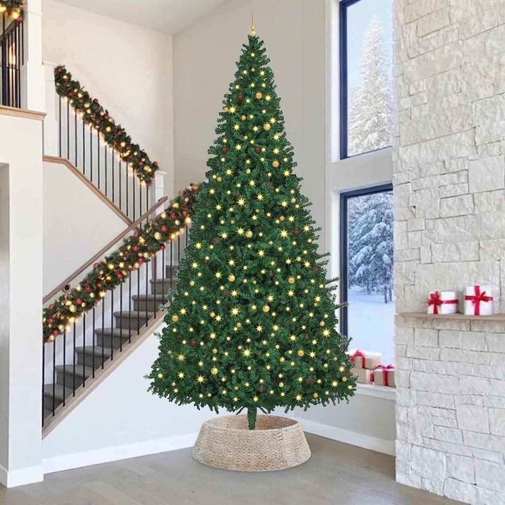 vidaXL Kerstboomkraag Bruin 60 x 60 x 22 cm Waterhyacint
