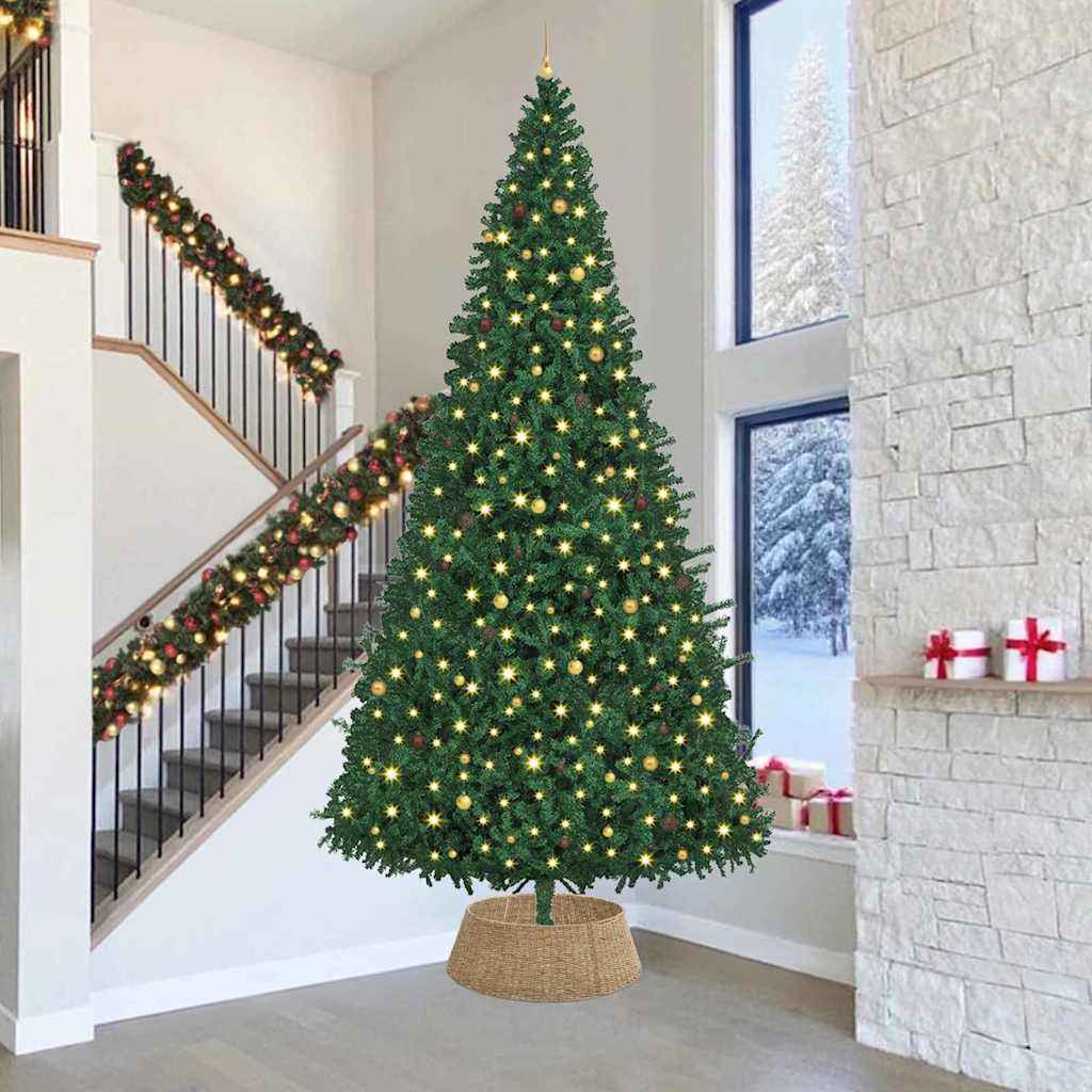 vidaXL Kerstboomkraag Bruin 60 x 60 x 22 cm Zeegras