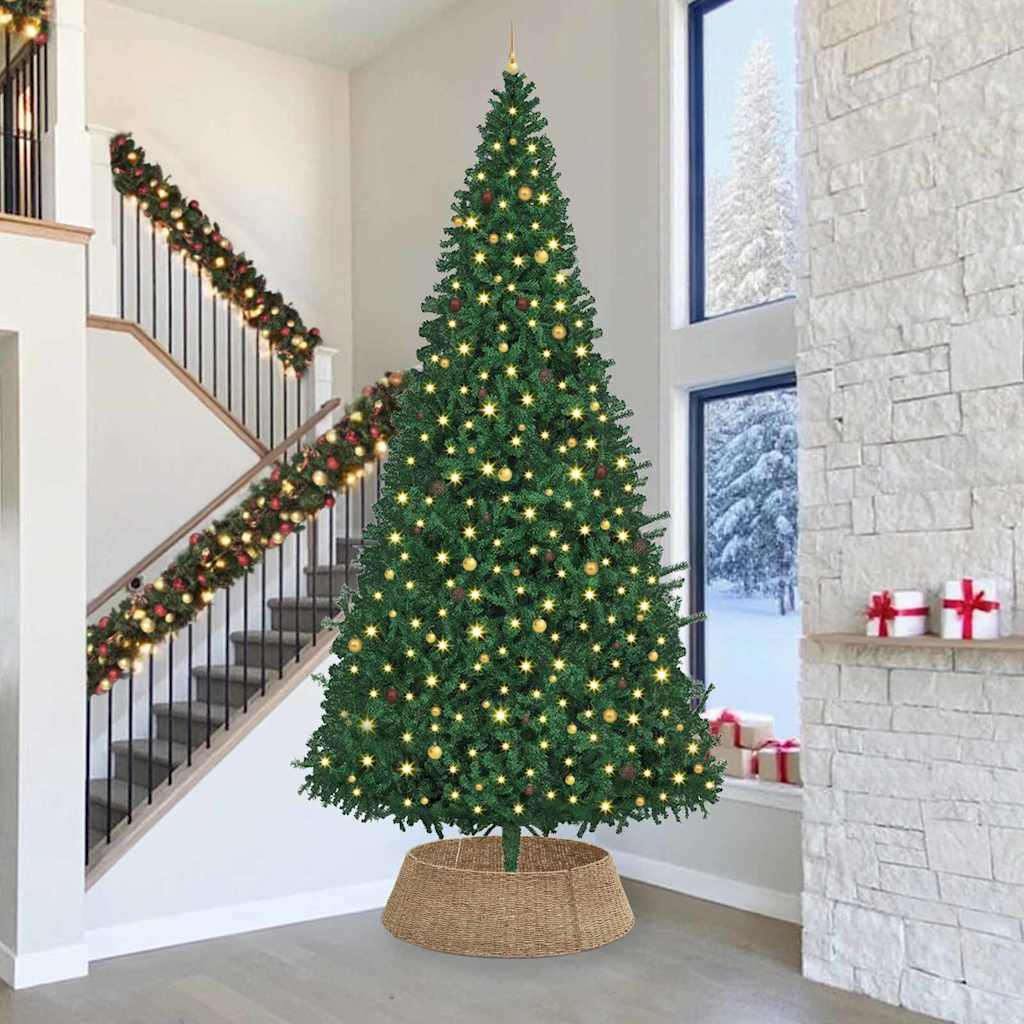 vidaXL Kerstboomkraag Bruin 60 x 60 x 22 cm Zeegras