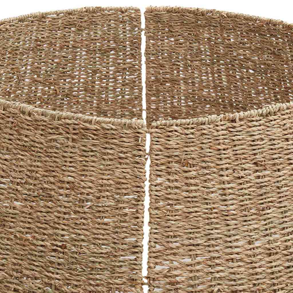 vidaXL Kerstboomkraag Bruin 60 x 60 x 22 cm Zeegras