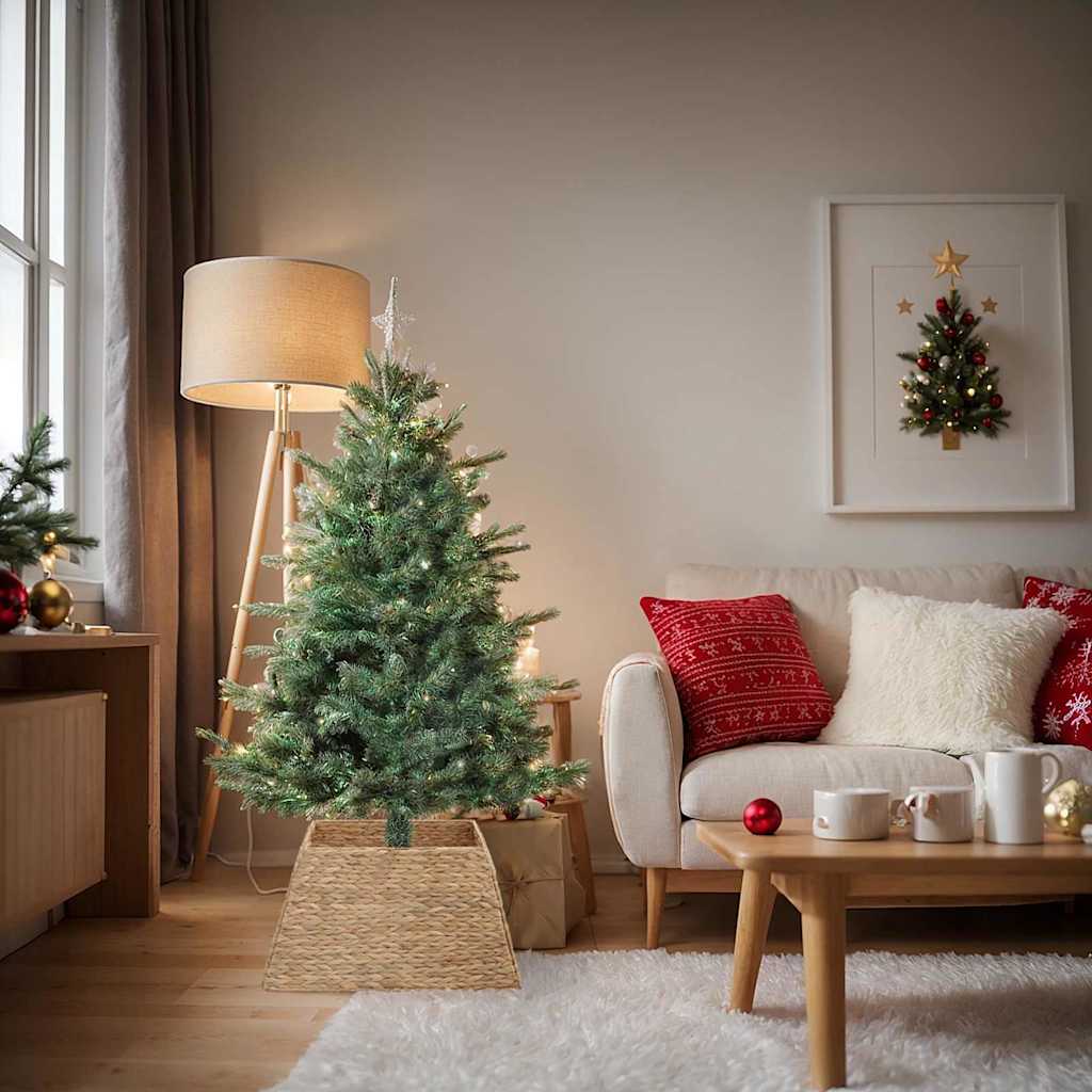 vidaXL Kerstboomkraag Bruin 50 x 50 x 25 cm Waterhyacint