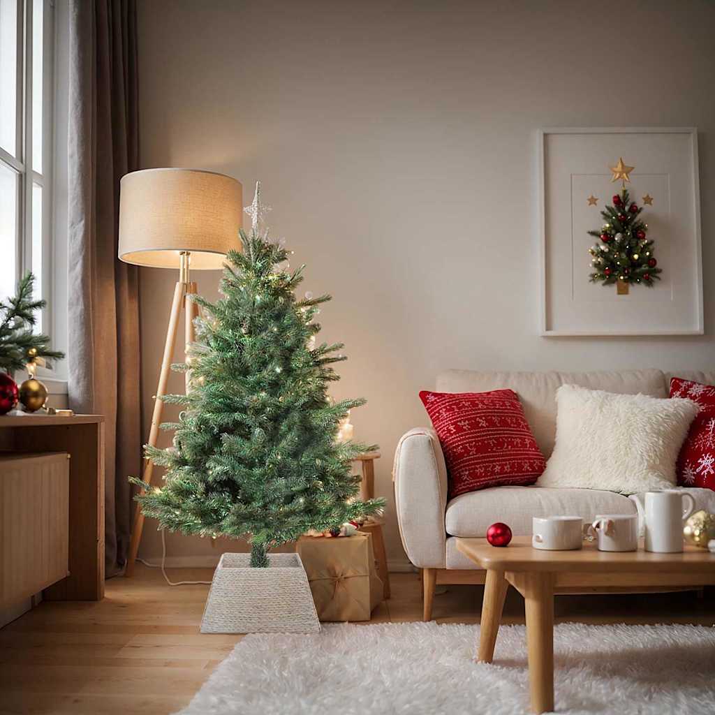 vidaXL Kerstboomkraag Bruin 50 x 50 x 25 cm Waterhyacint