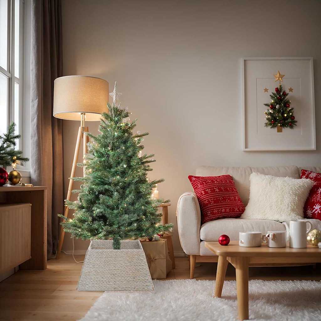 vidaXL Kerstboomkraag Bruin 50 x 50 x 25 cm Waterhyacint