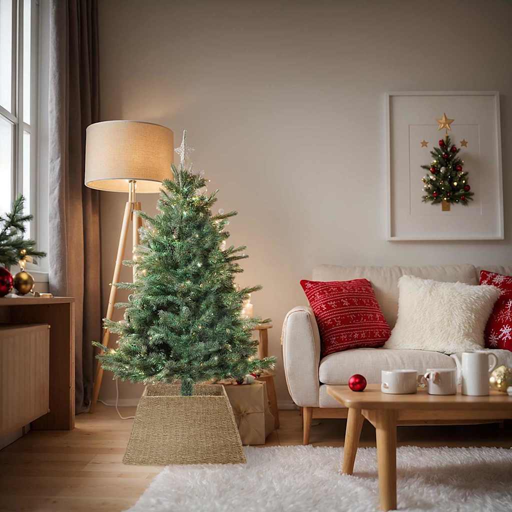 vidaXL Kerstboomkraag Bruin 50 x 50 x 25 cm Zeegras
