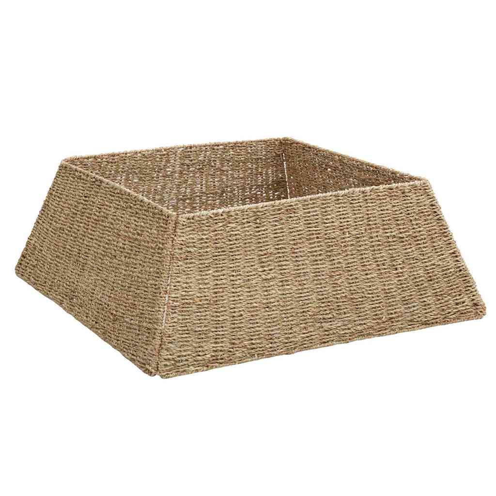 vidaXL Kerstboomkraag Bruin 50 x 50 x 25 cm Zeegras