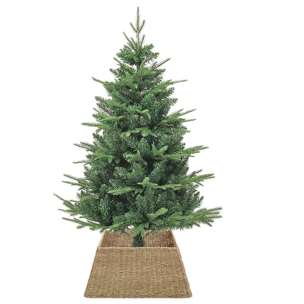vidaXL Kerstboomkraag Bruin 50 x 50 x 25 cm Zeegras